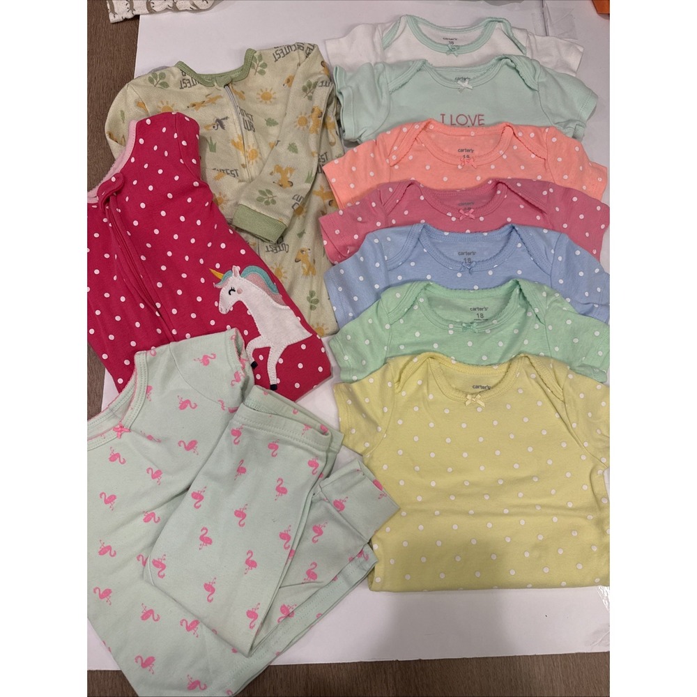 Size 18 month Lot of 10 pieces, Carter and Disney
